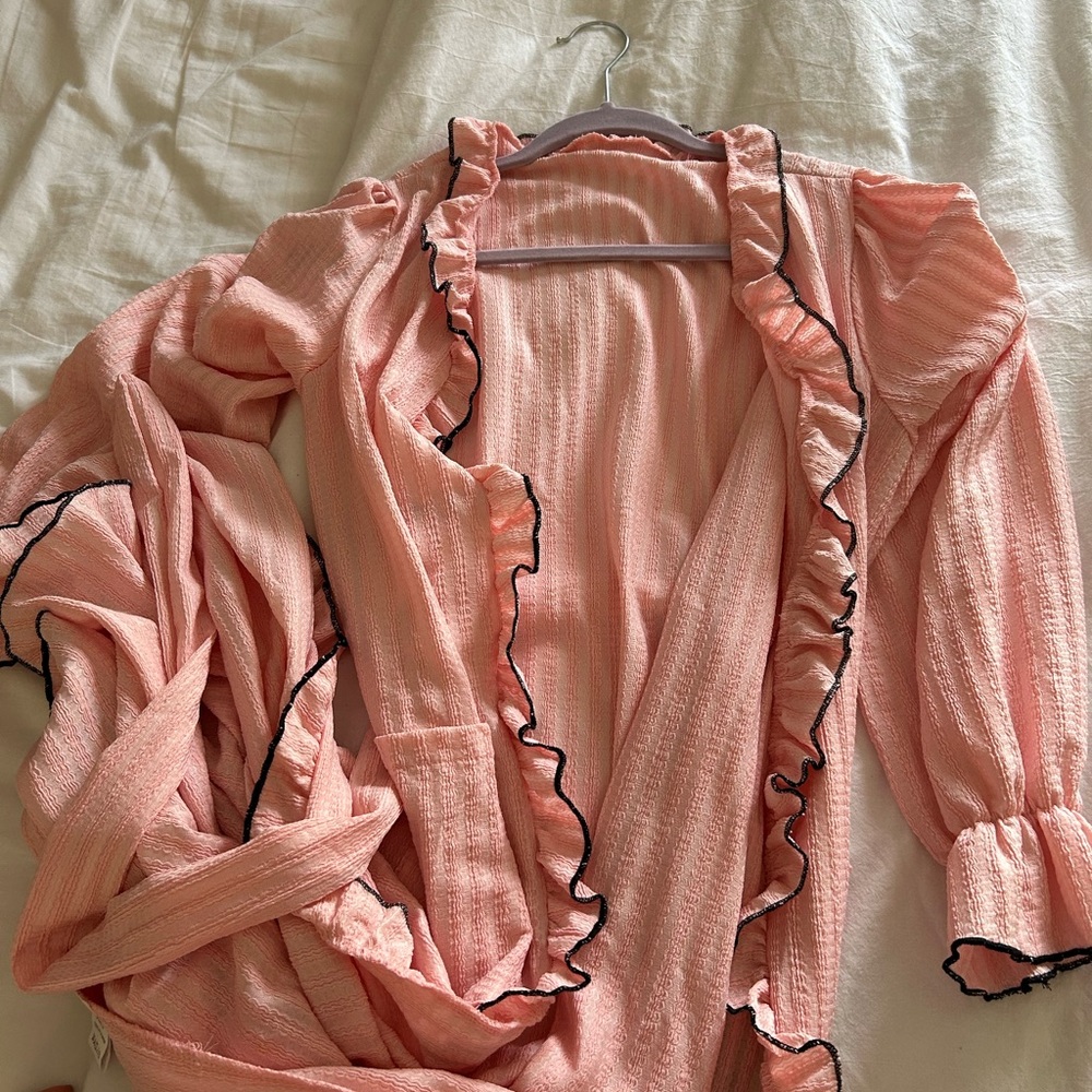 Pink robe